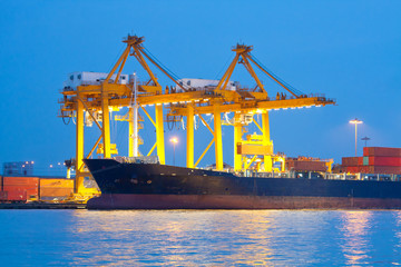 Naklejka premium shipping port