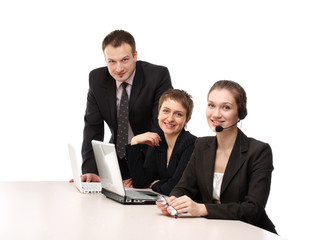 Fototapeta premium A successful business team