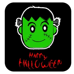 Abwaschbare Fototapete Kreaturen Halloween-Symbol