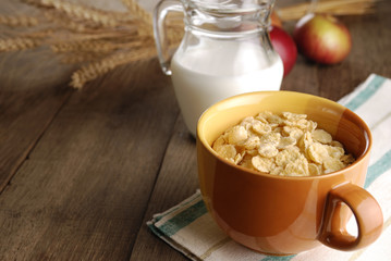 Cereals and milk