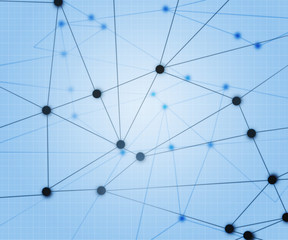 Blue Network Background