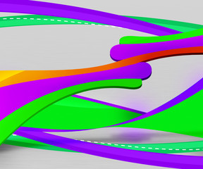 Mix Abstract Shapes Background