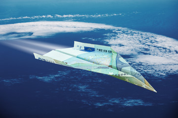 Papierflieger 20 Euro