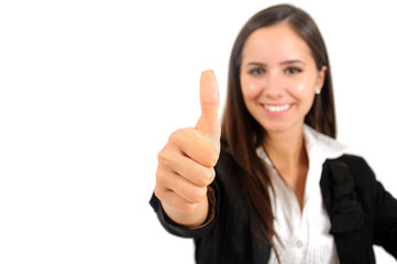 Isolated Business Woman