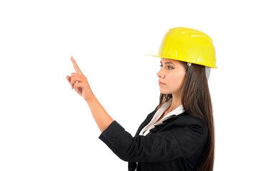 Isolated Business Woman