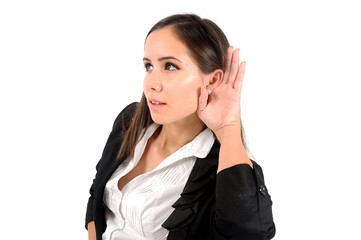 Isolated Business Woman
