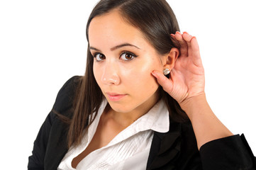 Isolated Business Woman
