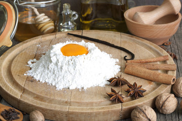 Baking and components with exotic aromatic spices