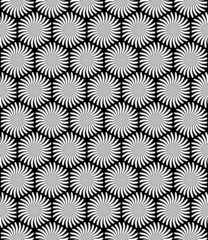 Seamless hexagons decorative texture.