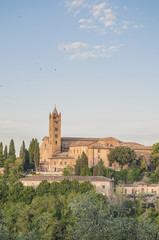 San Francesco, a church in Siena, Tuscany, Italy.