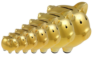 tirelires dorées