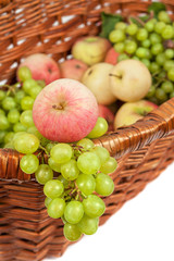 apples and grapes