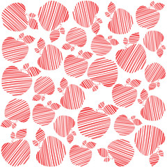 Apple vector background