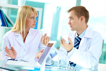 Fototapeta premium Compare vitamins