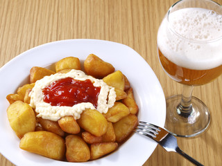 Patatas Bravas – Hot spicy fried potatoes
