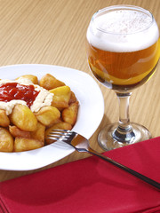 Patatas Bravas – Hot spicy fried potatoes