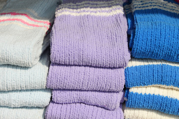 Knitting wool clothes