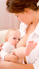 Obraz na płótnie Canvas Breastfeeding