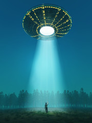 flying saucer arrived © Photobank