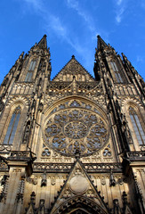 Fototapeta na wymiar Zamek Praski Katedra Saint Vitus