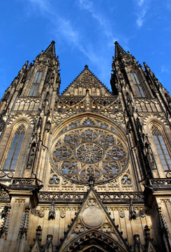 Prague castle Saint Vitus Cathedral