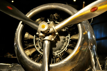 Historic plane in museum - close up 2 © Refocus Photography