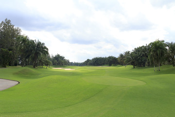 view of golf course from tee box