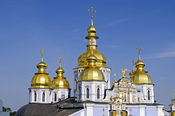 Fototapeta na wymiar St. Michael's Cathedral in Kiev, Ukraine