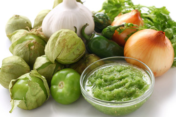 salsa verde ingredients, mexican cuisine