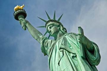 Fototapeta premium Statue of Liberty, zoom - New York