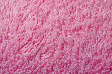 Pink towel background