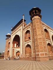 Fototapeta na wymiar Brama do Taj Mahal