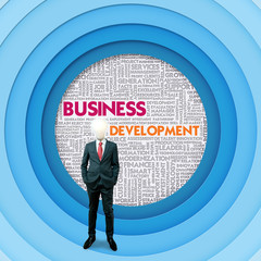 Business word cloud for business concept, Business Development