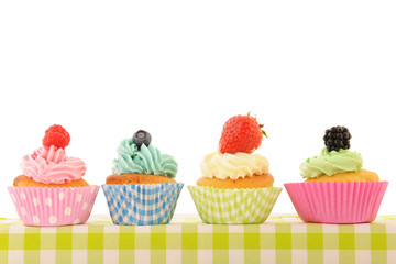 Fruit cupcakes