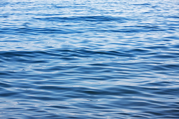 Azure water surface