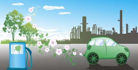 Environmentally friendly car
