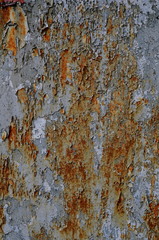 Grungy Peeling Paint And Rust Background Texture