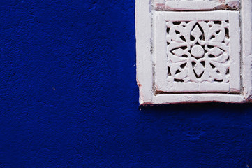 Detail of traditional wall ornament in Morocco