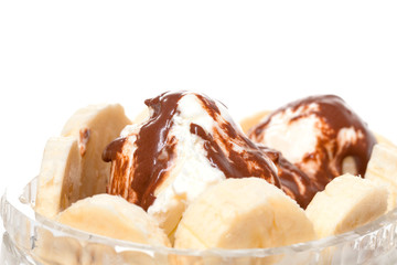 Ice Cream with Bananas