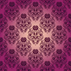 damask seamless floral pattern