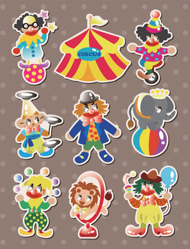 Circus Stickers