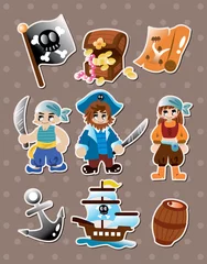 Photo sur Plexiglas Pirates autocollants de pirates