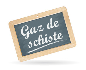 Obraz premium exploitation du gaz de schiste en france