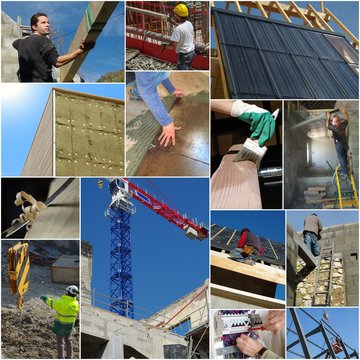 m&eacute;tiers du b&acirc;timent - construction