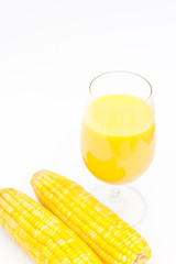 Corn with corn juice