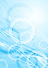 Abstract blue hi-tech design