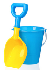 Toy bucket and spade