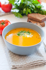 Dietetic vegetable soup
