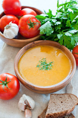 Vegetarian vegetable soup