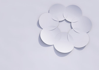 Papierhintergund mit Blume 02